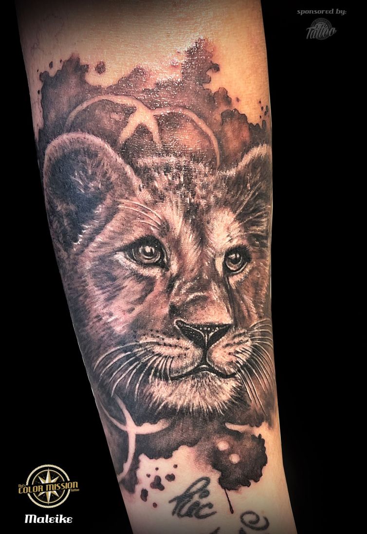 BabyLion_tattoo_by_Maleike Kopie