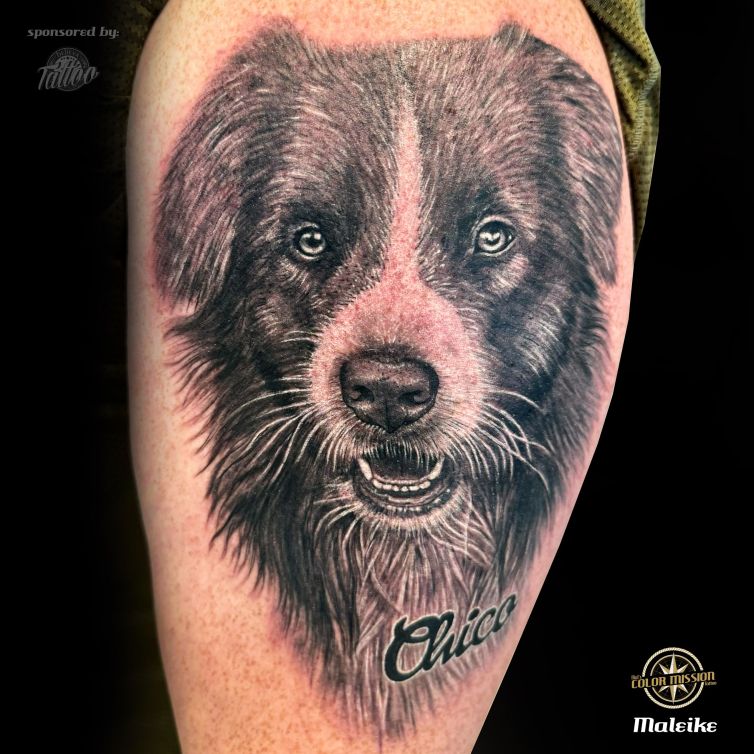 Chico_Dog_Portrait_tattoo_byMaleike Kopie