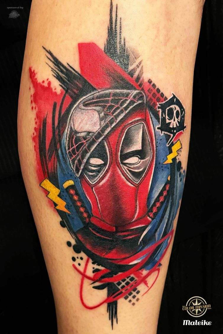 Deadpool_Spidey_tattoo_by_Maleike Kopie