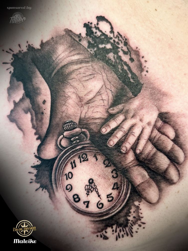 Hand_Baby_Dad_tattoo_byMaleike Kopie