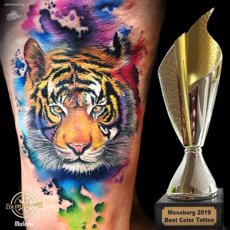 Watercolor Tiger_watercolor_tattoo_by_Maleike Kopie